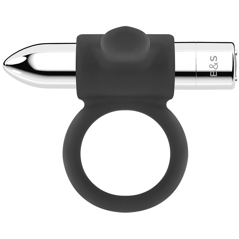 BLACK&SILVER - CAMERON ÅTERLADDNINGSBAR RING SILVER