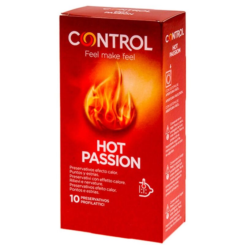 Control Hot Passion värmande glidmedel 10 enheter