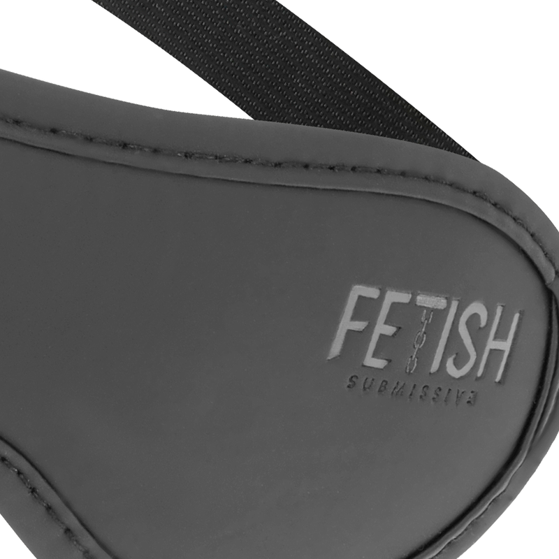FETISH SUBMISSIVE - VEGANSK LÄDERMASK II MED NOPREN-FODER
