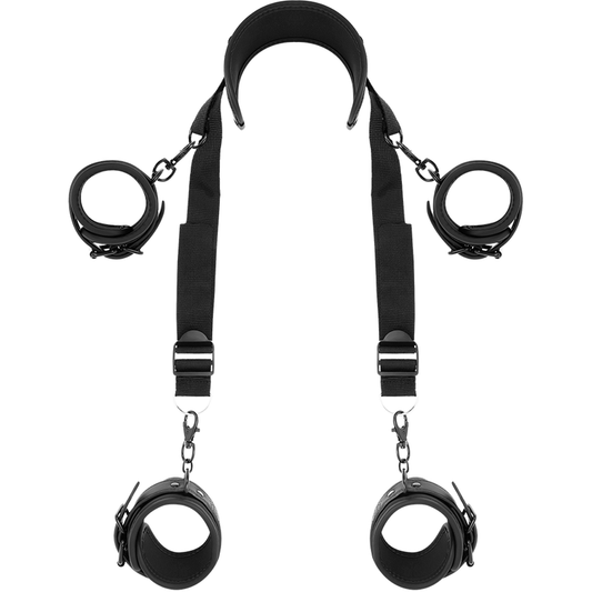 FETISH SUBMISSIVE - MASTER POSITION MED 4 NOPRENE-LINERADE HANDKUFFAR