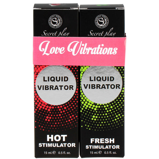 SECRETPLAY Liquid Vibrator Love Vibrations Pack för par