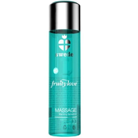 SWEDE Fruity Love värmande massageolja svart vinbär och lime 60 ml