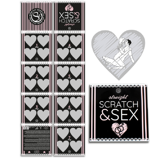 Scratch & Sex spel för heterosexuella par från Secret Play