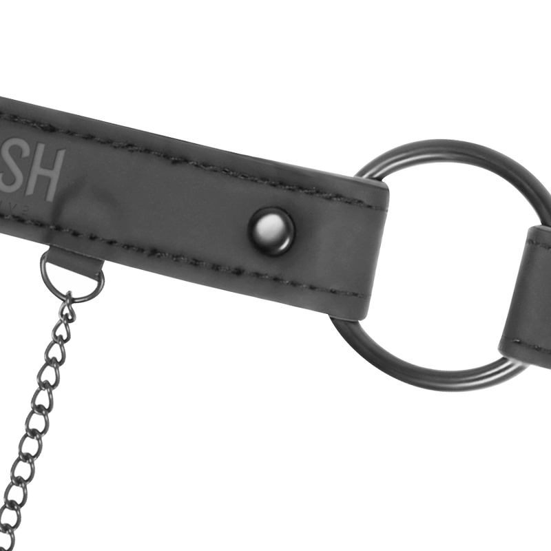 FETISH SUBMISSIVE gag ring med nipple clamps