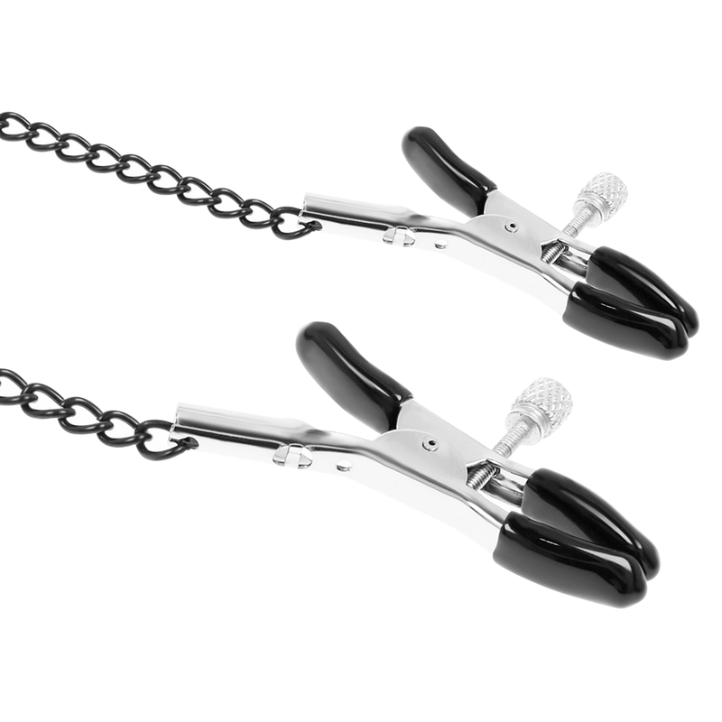 FETISH SUBMISSIVE gag ring med nipple clamps
