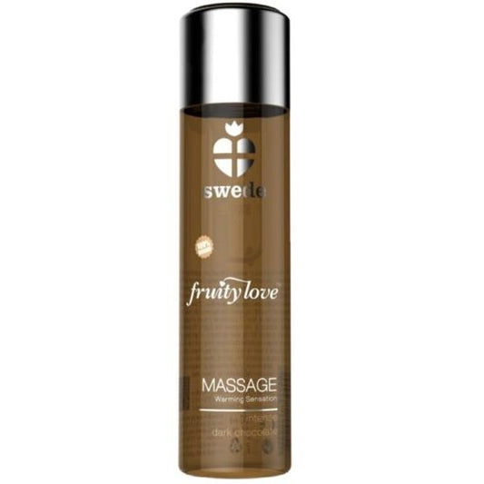 SWEDE Fruity Love värmande massageolja med mörk choklad 60 ml