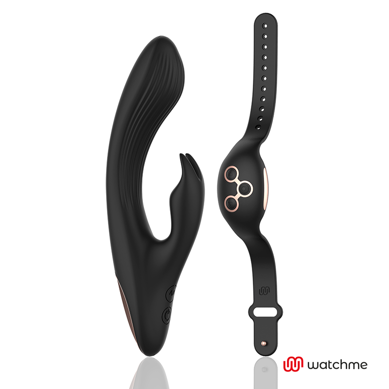 ANNE'S DESIRE RABBIT vibrator med fjärrkontroll i svart och guld