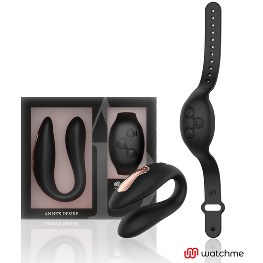 ANNE'S DESIRE DUAL PLEASURE TECNOLOG A WATCHME BLACK
