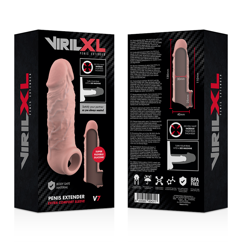 VIRILXL Liquid Silicone V7 naturlig penisförlängning