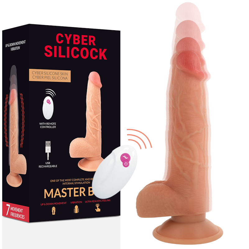 CYBER SILICOCK fjärrstyrd realistisk leksak 23,88 cm