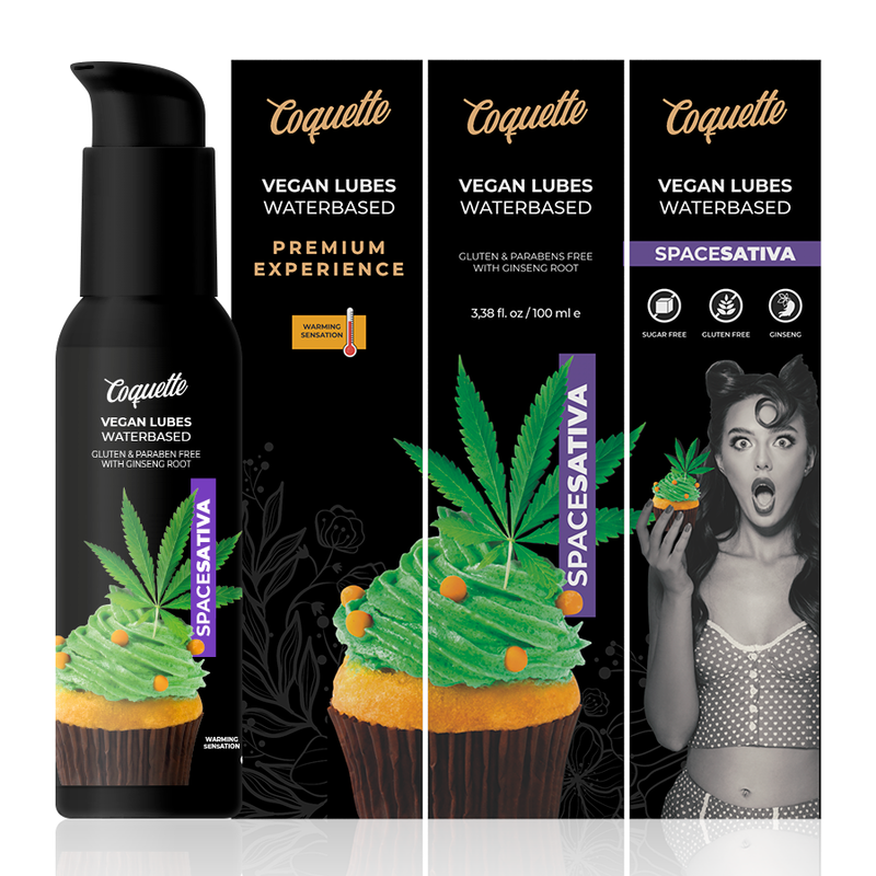 COQUETTE CHIC DESIRE - PREMIUM UPPLEVELSE 100 ML VEGANSKA GLIDMEDEL SPACE SATIVA