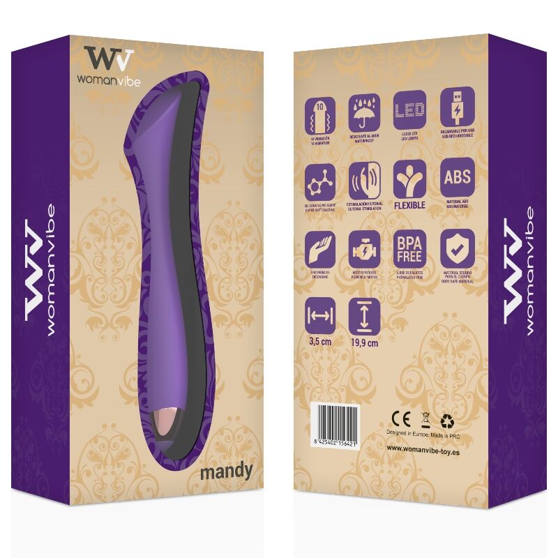 WOMANVIBE Mandy K Point silikon vibrator