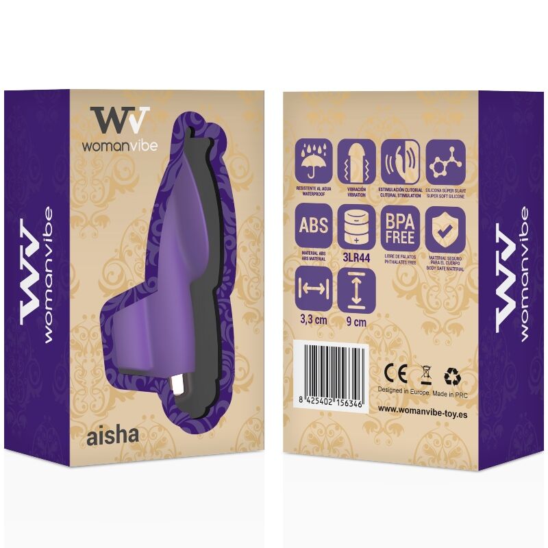 Womanvibe Aisha silikonstimulator för finger