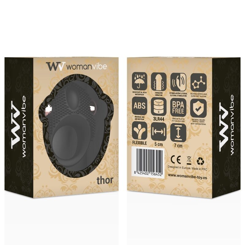 WOMANVIBE - THOR SILIKON VIBRERANDE RING