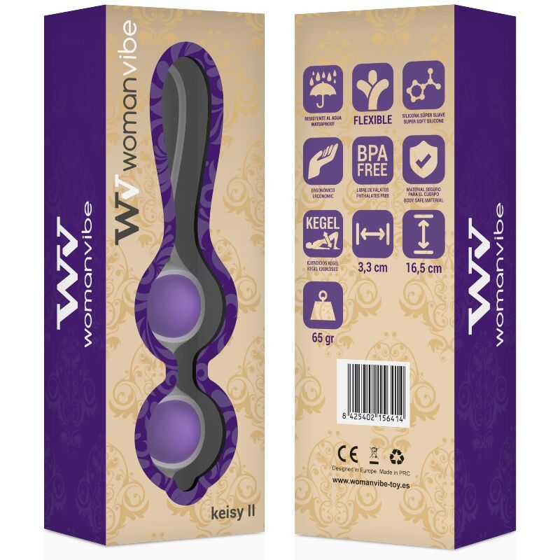 WOMANVIBE - KEISY II SILIKONBOLLAR
