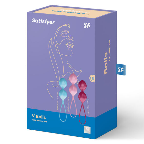 Satisfyer Loveballs Training Set 2 med tre bollar i olika vikter