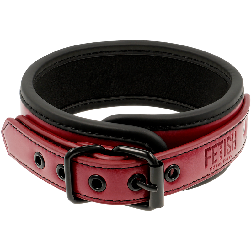 FETISH SUBMISSIVE DARK ROOM - NEOPRENELINING KEDJEHALSBAND