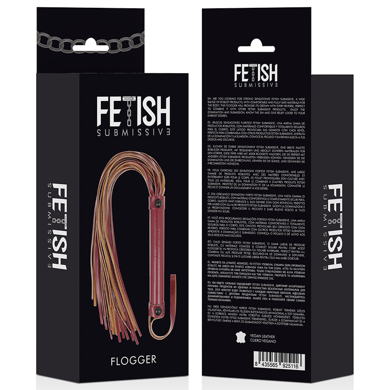 FETISH SUBMISSIVE DARK ROOM - VEGANSK LÄDERPISK