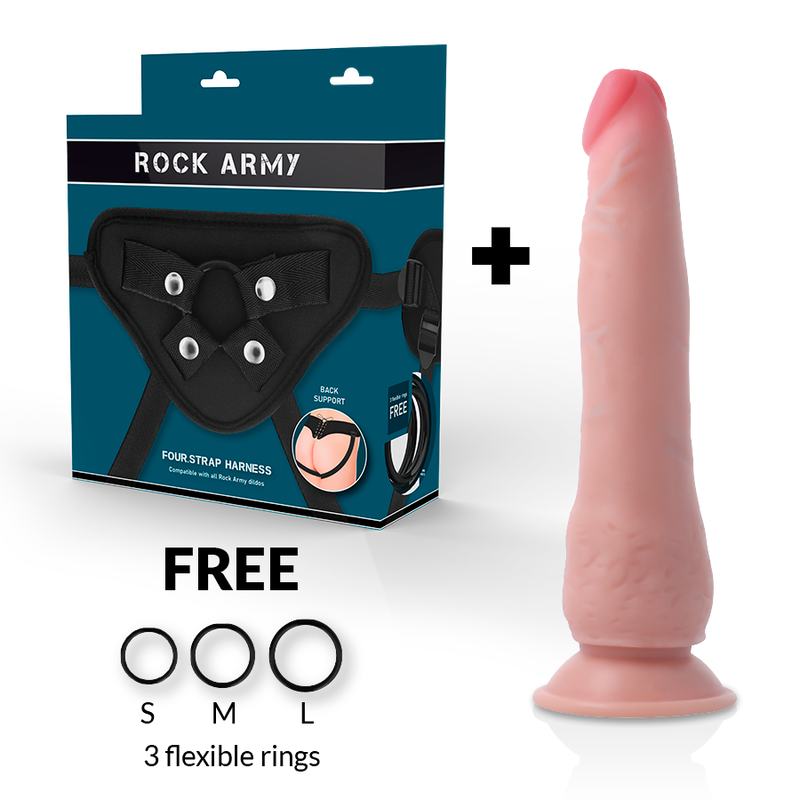 ROCKARMY - HARNESS + DUAL DENSITY CRUSADER 21,5 CM -O- 4,46 CM