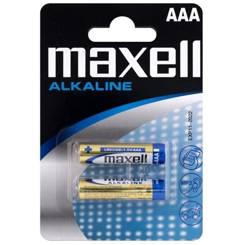 MAXELL AAA alkaliskt batteri LR03 i blisterförpackning