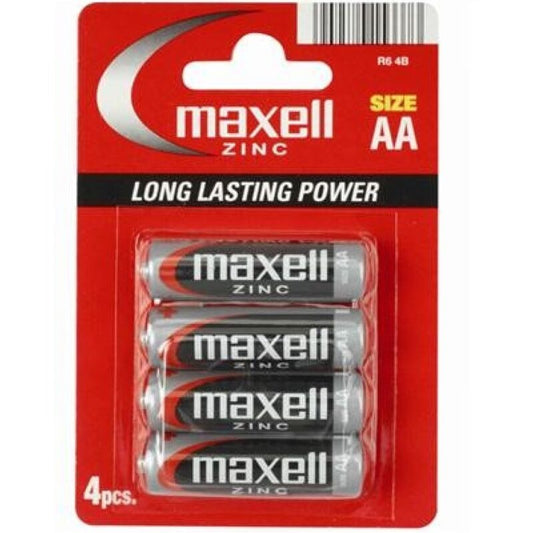 MAXELL AA Salina Manganeso batteri 4-pack