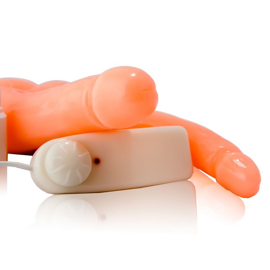 BAILE realistisk penis för dubbel penetration i latex