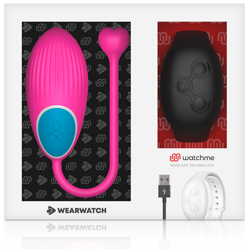 WEARWATCH fjärrkontroll ägg i fuchsia och jet