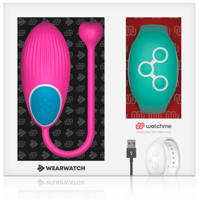 WEARWATCH - WATCHME TEKNOLOGI FJÄRRKONTROLL ÄGG FUCHSIA / HAVSVATTEN
