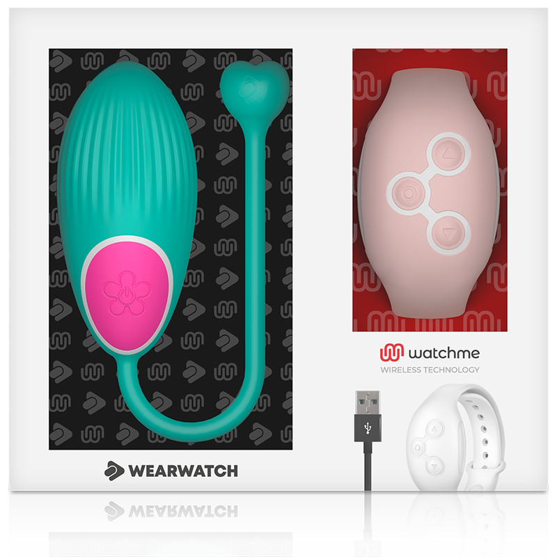 WEARWATCH - WATCHME TEKNOLOGI FJÄRRKONTROLL ÄGG SJÖVATTEN / ROSA
