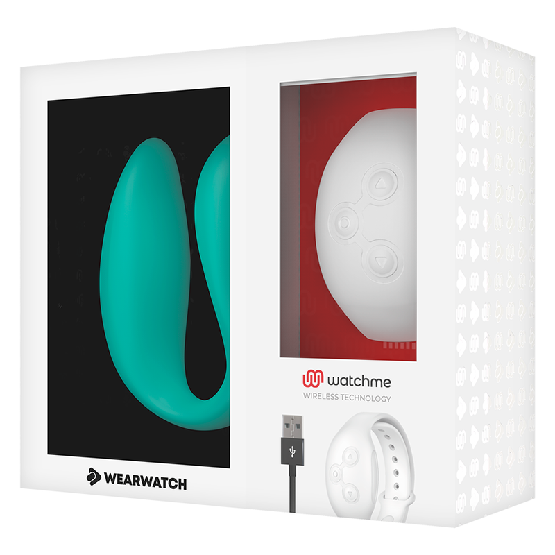 WEARWATCH Dual Technology Watchme Vibrator i färgen Seawater/Snow