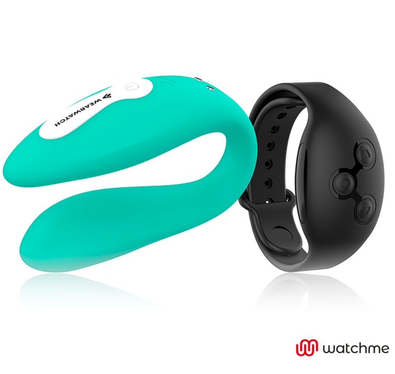 WEARWATCH Dual Technology Vibrator i aquamarine och jet