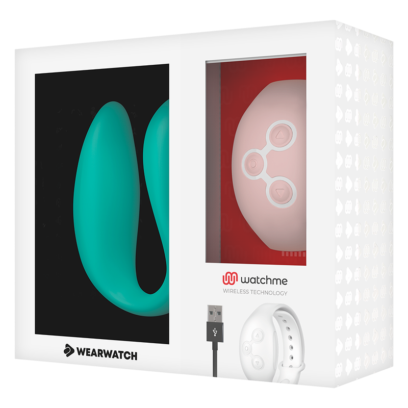 WEARWATCH DUAL TECHNOLOGY VIBRATOR i havsvatten och rosa