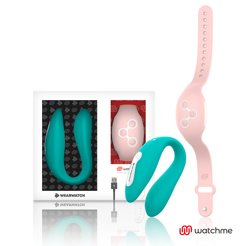 WEARWATCH DUAL TECHNOLOGY VIBRATOR i havsvatten och rosa