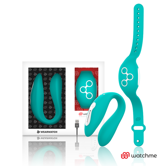 WEARWATCH DUAL ljust grön vibrator med WATCHME teknologi
