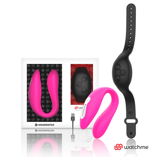 WEARWATCH DUAL TECHNOLOGY VIBRATOR i fuchsia och azabache