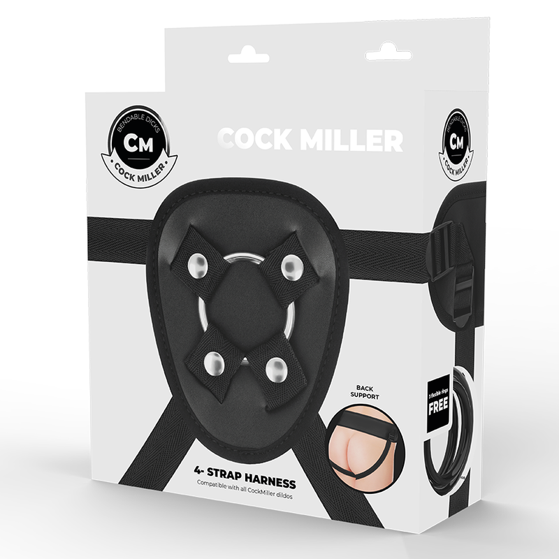 COCK MILLER - Justerbart sele & ringar