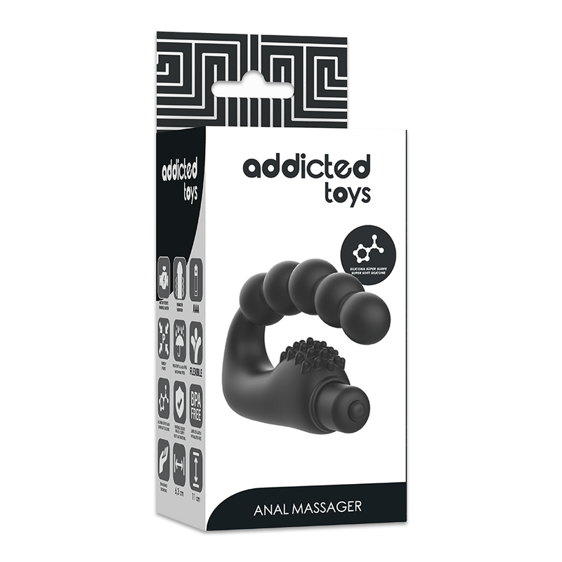 ADDICTED TOYS - ANAL MASSAGER PROSTATIC MED VIBRATION