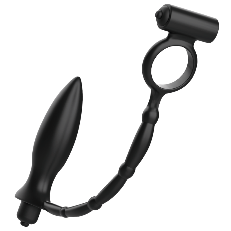 ADDICTED TOYS anal plug med vibrerande ring