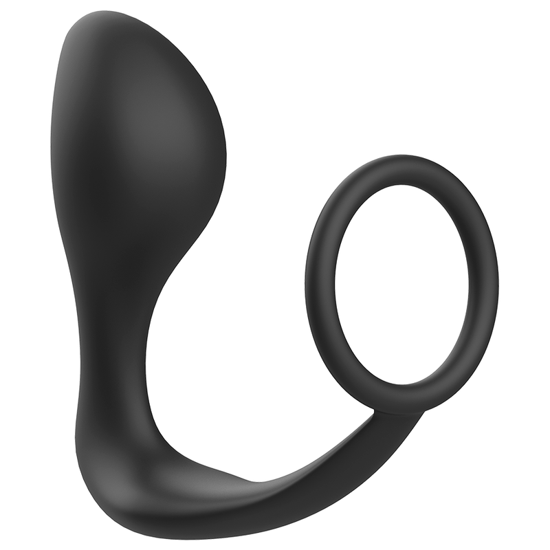 ADDICTED TOYS analplugg med svart silikonring
