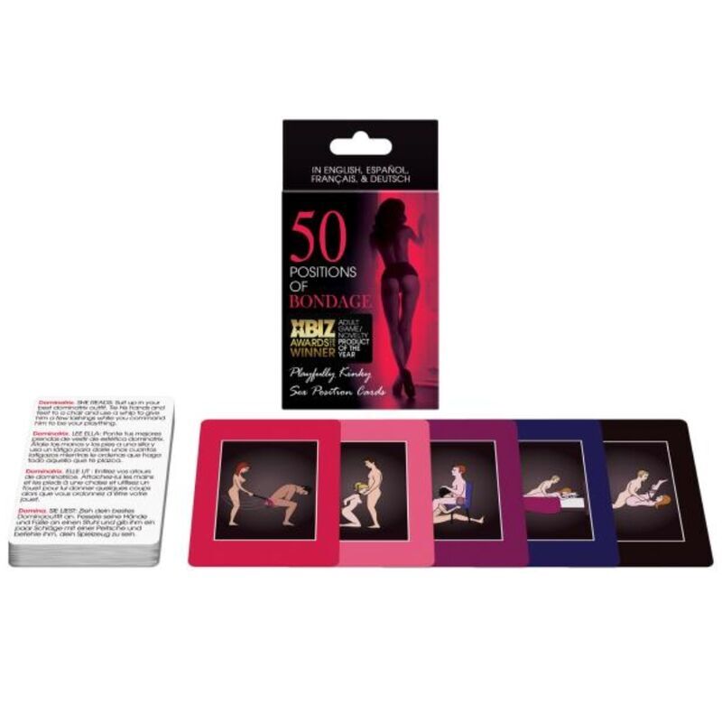 KHEPER GAMES 50 positionskort för bondage